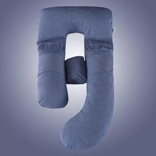 Load image into Gallery viewer, Extended Version Pregnancy Pillow For Side Sleepers Nursing Comfortable Cotton Pregnant Women Body Pillow Support Waist Cushions